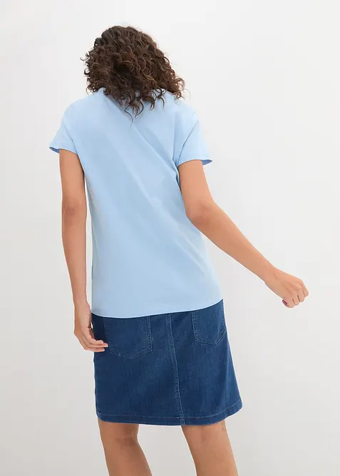 Tričko s kulatým výstřihem (5 ks v balení), bonprix