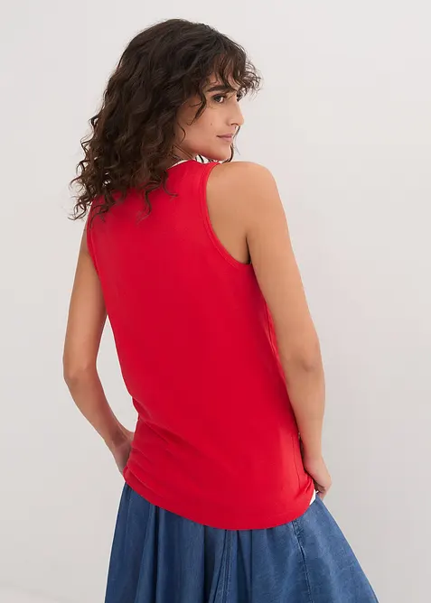 Dlouhý top z čisté bavlny (5 ks v balení), bonprix