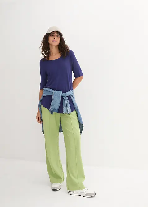 Dlouh&eacute; triko z měkk&eacute; visk&oacute;zy, bonprix