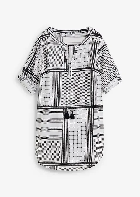 Dlouhá tunika z čisté bavlny, bonprix