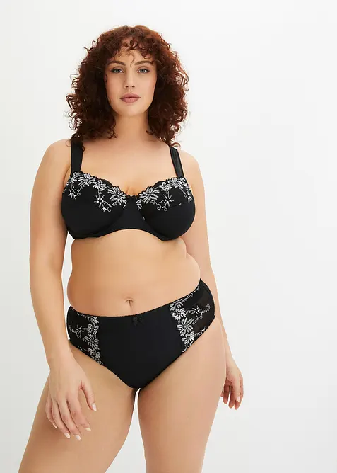 Podprsenka s kosticemi a polstrovanými ramínky (2 ks v balení), bonprix