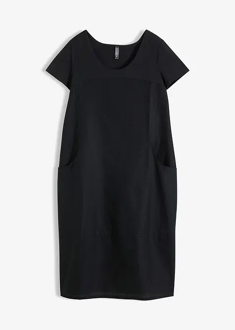 Šaty z lehké směsi se lnem, bonprix