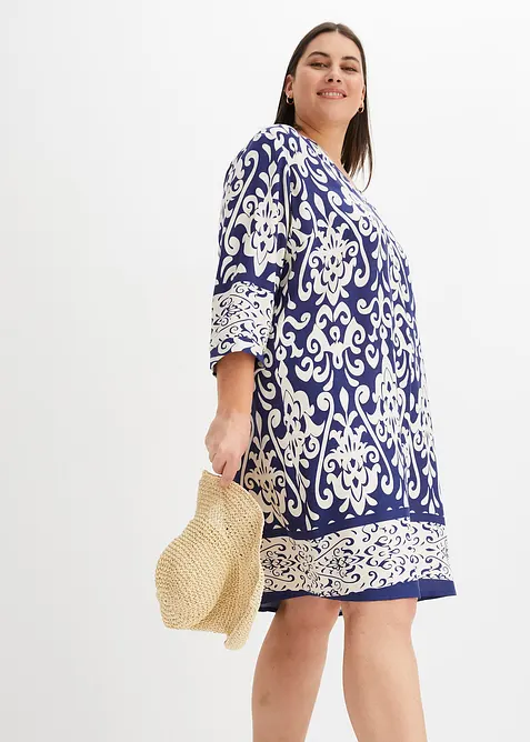 Tunikov&eacute; &scaron;aty ze spl&yacute;vav&eacute; visk&oacute;zy, bonprix