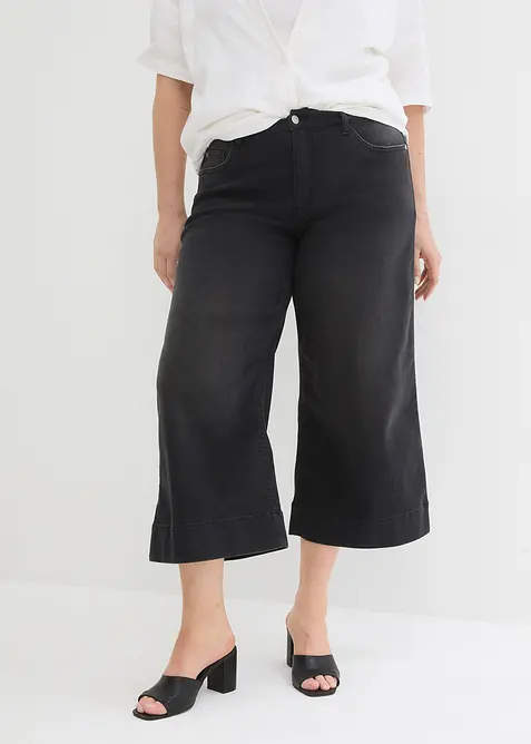 7/8 Ultra Soft dž&iacute;ny Culotte, bonprix
