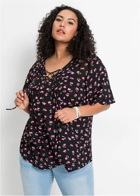 Tunika z udržiteln&eacute; visk&oacute;zy, bonprix