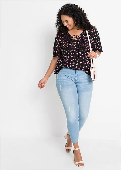 Tunika z udržiteln&eacute; visk&oacute;zy, bonprix