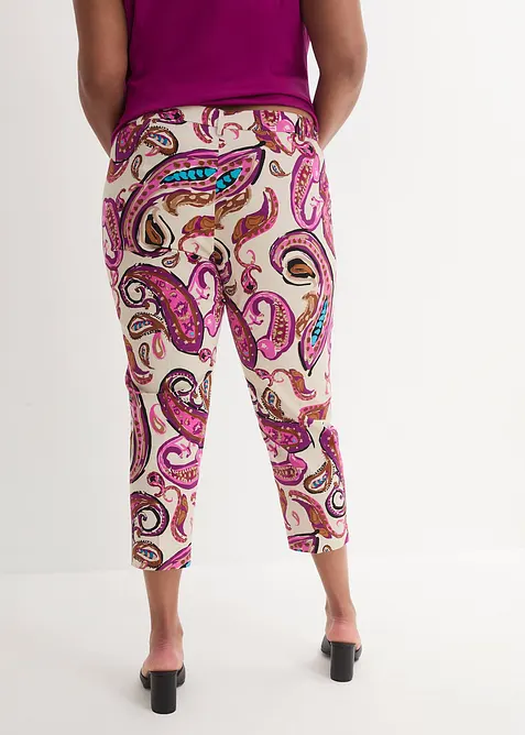 7/8 strečov&eacute; kalhoty, bonprix