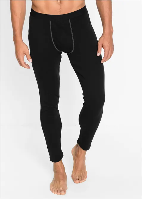 Podvlékačky z žebrované bavlny, s dlouhými nohavicemi, bonprix