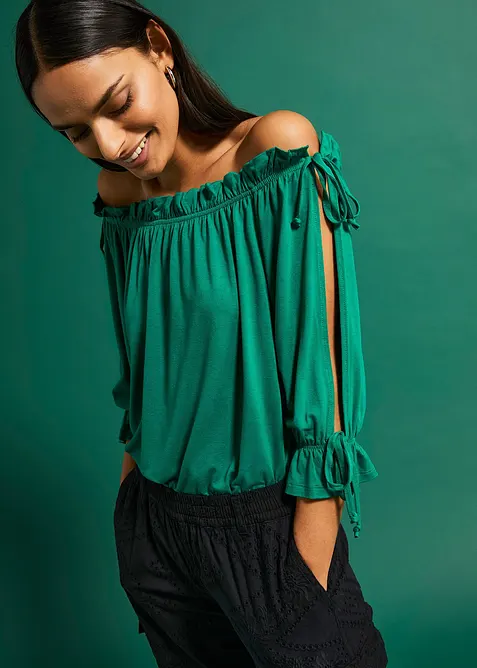 Tričko s odhalenými rameny, bonprix