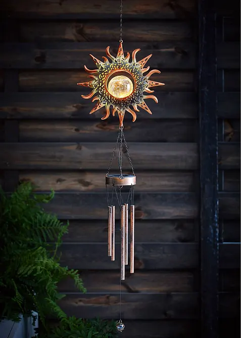 Sol&aacute;rn&iacute; dekorace větrn&iacute;k se skleněnou kuličkou, bonprix