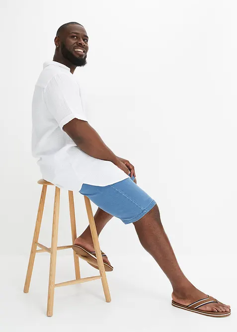 Košile z mušelínu, krátký rukáv, bonprix