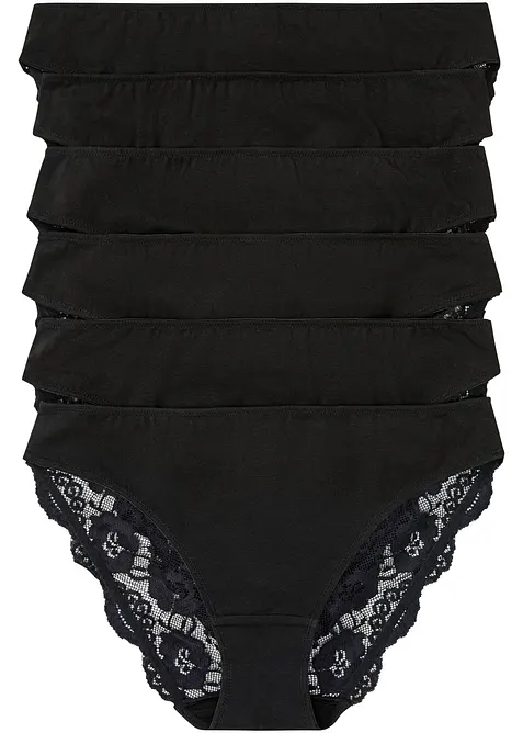 Kalhotky s krajkou (6 ks v balení), bonprix