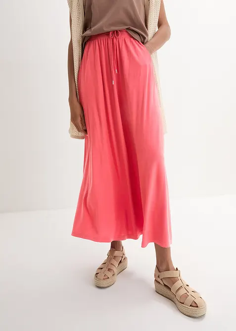 Žerzejová sukně ze směsi s viskózou, bonprix