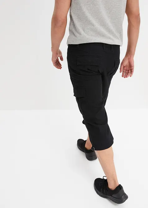 Dlouhé cargo bermudy, Regular Fit, z čisté bavlny, bonprix