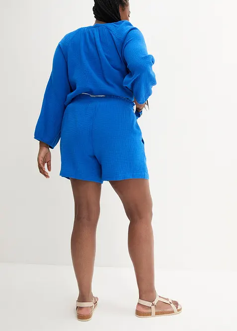 Mušelínové šortky z čisté bavlny, bonprix