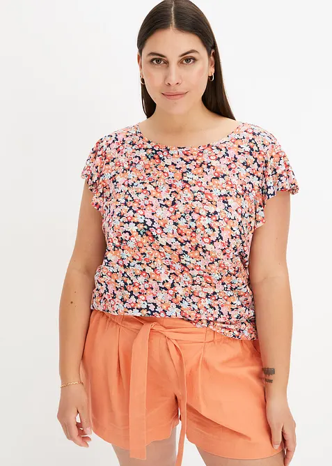 Triko s vol&aacute;nov&yacute;mi ruk&aacute;vy, bonprix