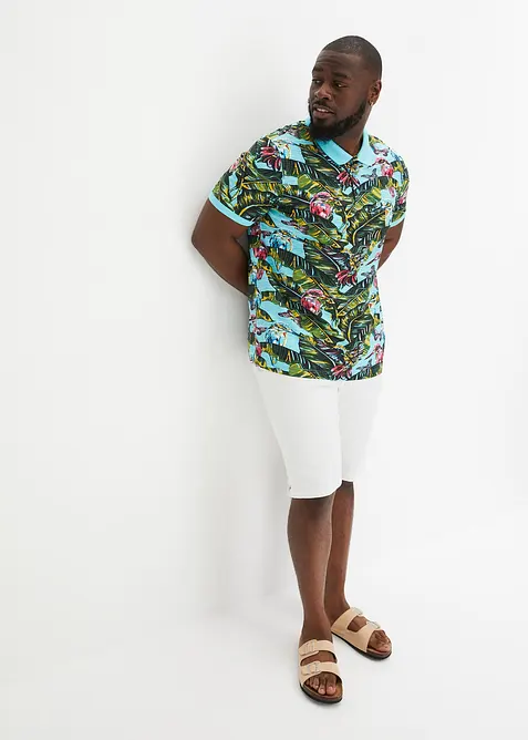 P&oacute;lo tričko z čist&eacute; organick&eacute; bavlny, kr&aacute;tk&yacute; ruk&aacute;v, bonprix