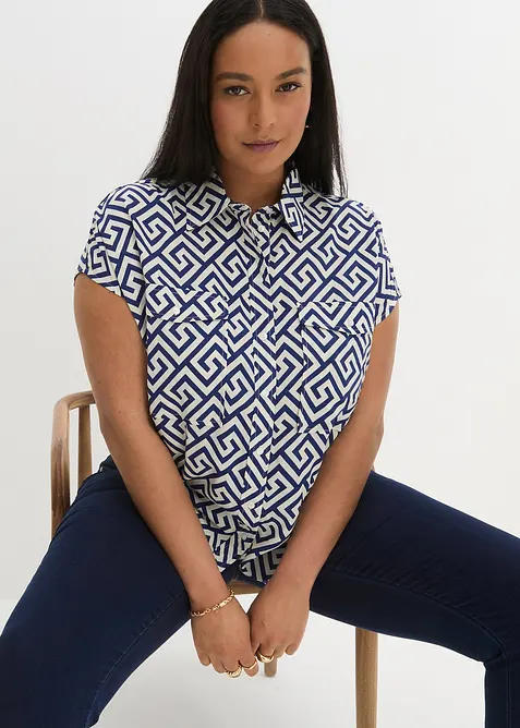 Halenka ze splývavé viskózy, bonprix