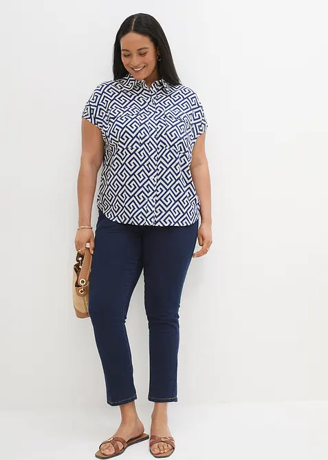 Halenka ze splývavé viskózy, bonprix