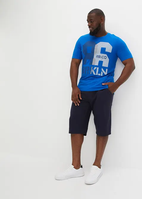 Dlouh&eacute; bermudy z tepl&aacute;koviny, bonprix