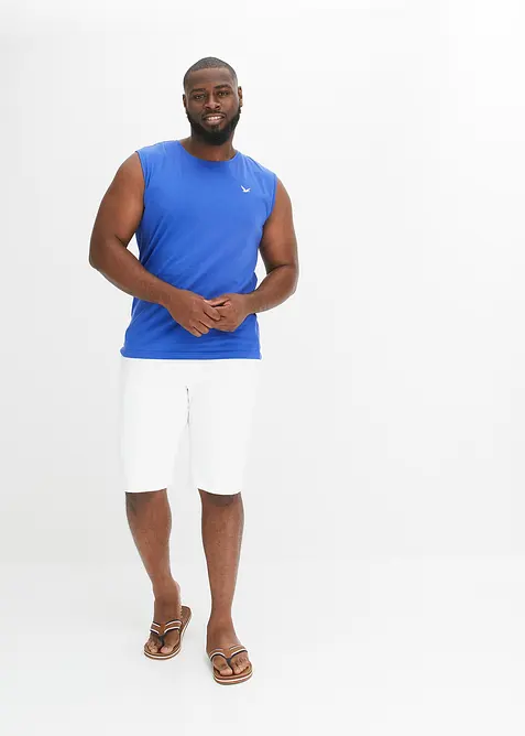 Triko bez ruk&aacute;vů, z čist&eacute; organick&eacute; bavlny (2 ks v balen&iacute;), bonprix