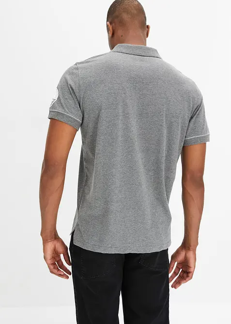 Žerzejov&eacute; p&oacute;lo tričko, kr&aacute;tk&yacute; ruk&aacute;v, bonprix