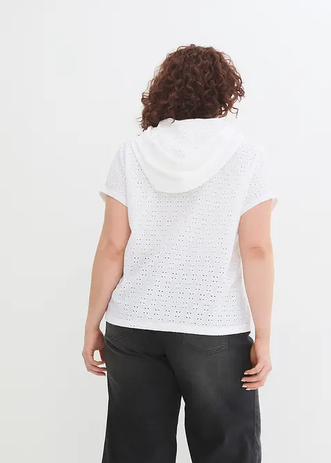 Henley triko s kapucí, bonprix