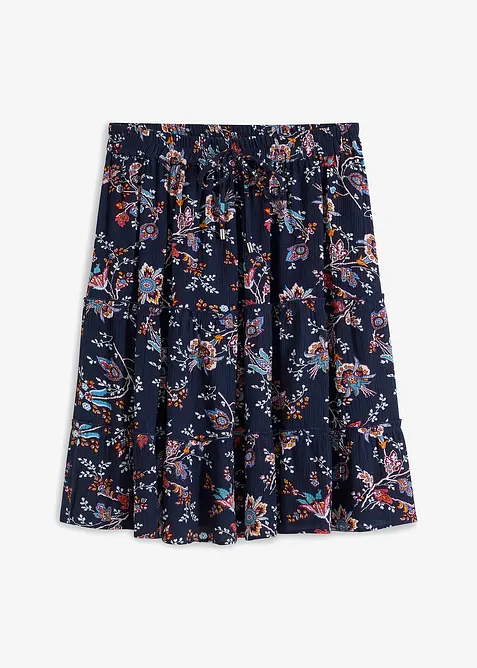 Minisukně ze splývavé viskózy, bonprix