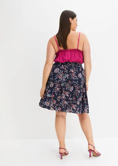 Minisukně ze splývavé viskózy, bonprix