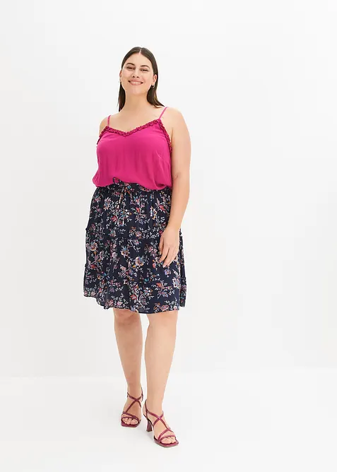 Minisukně ze splývavé viskózy, bonprix