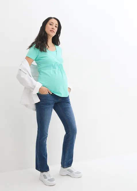 Těhotenské/kojicí tričko 2v1 (2 ks v balení), bonprix