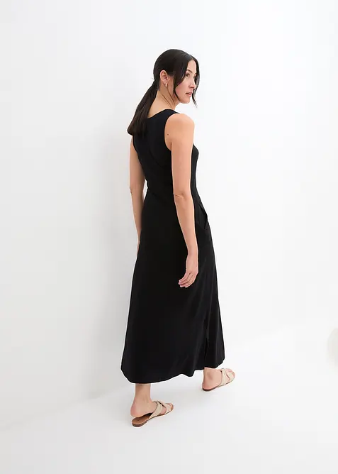 Maxi šaty ze směsi bavlny a viskózy, bonprix