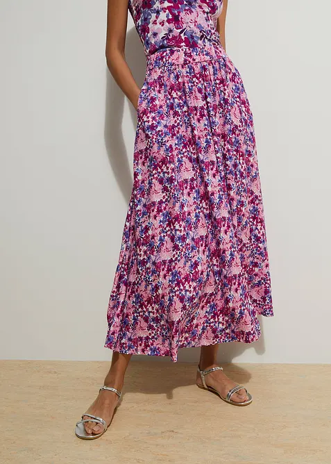 Dlouhá sukně z čisté viskózy, bonprix