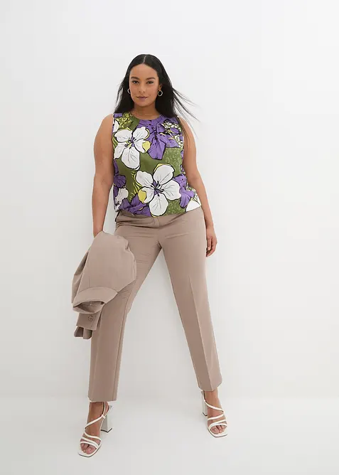 Halenkov&yacute; top z visk&oacute;zy, bonprix