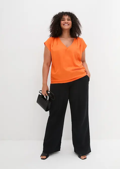 Halenka ze splývavé viskózy, bonprix