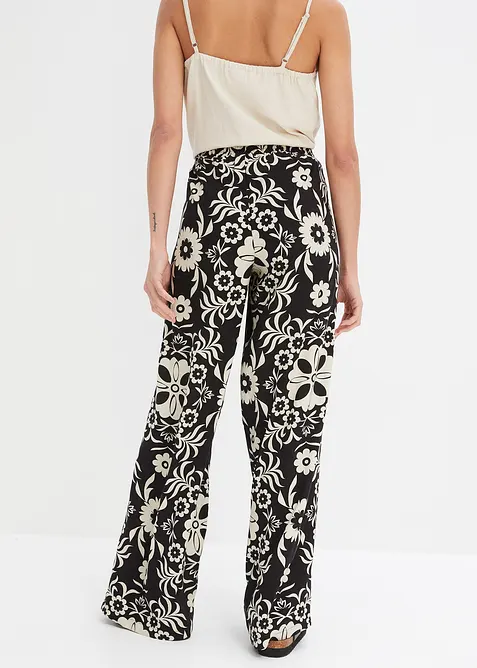 Kalhoty Marlene ze splývavé viskózy, bonprix