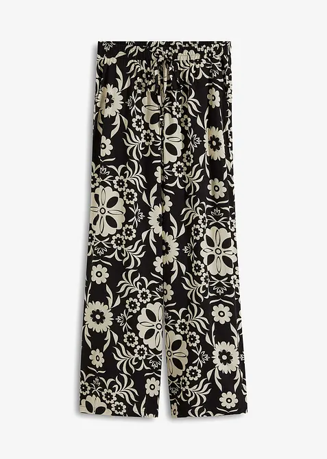 Kalhoty Marlene ze splývavé viskózy, bonprix