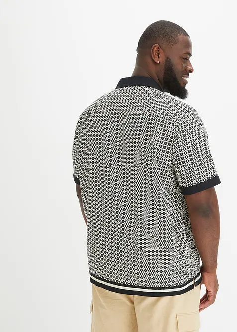 Košile s krátkým rukávem a se lnem, bonprix