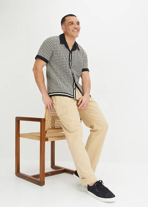 Ko&scaron;ile s kr&aacute;tk&yacute;m ruk&aacute;vem a se lnem, bonprix