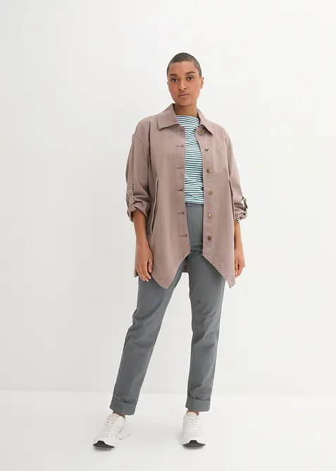 Chino kalhoty z bavlny, ke kotníkům, bonprix