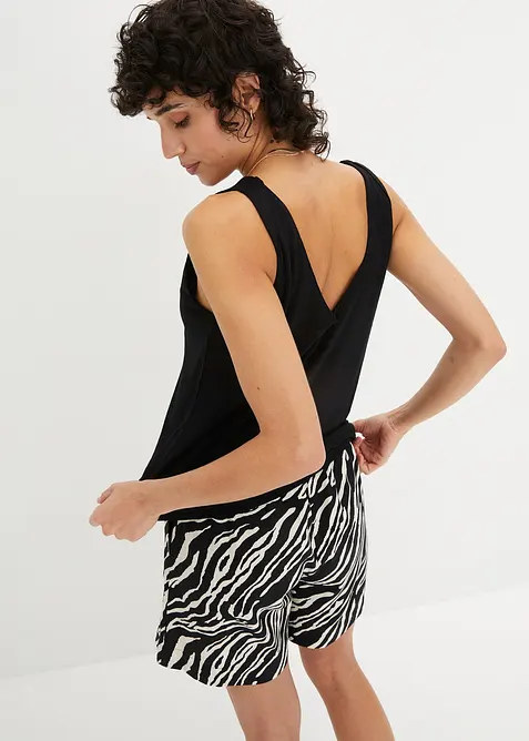 Top ze spl&yacute;vav&eacute; visk&oacute;zy, bonprix