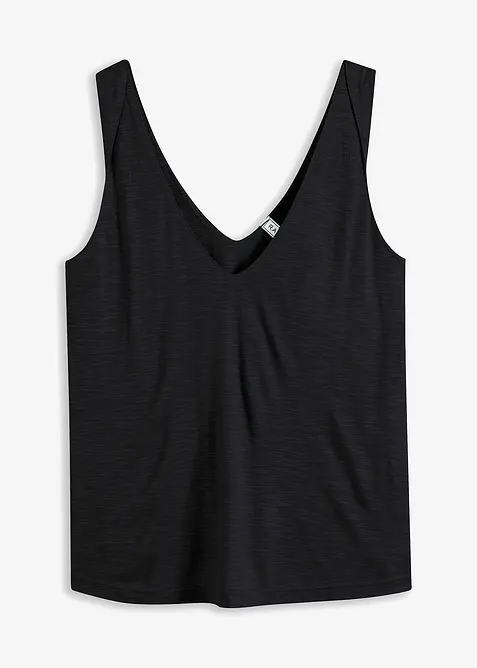 Top ze spl&yacute;vav&eacute; visk&oacute;zy, bonprix