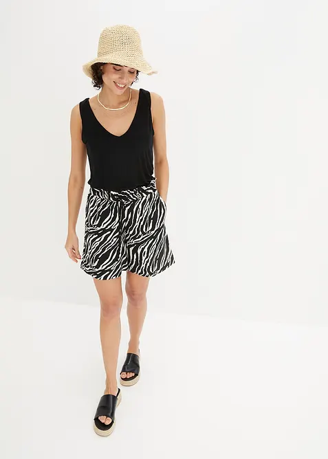 Top ze spl&yacute;vav&eacute; visk&oacute;zy, bonprix