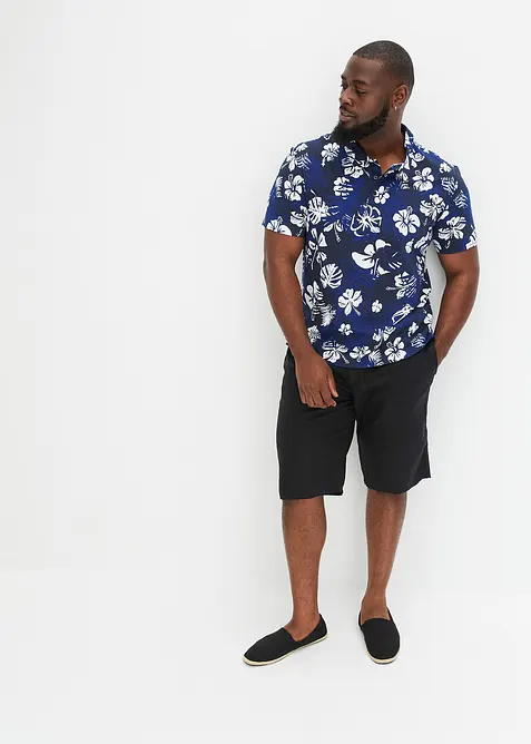 Žerzejov&eacute; p&oacute;lo tričko z organick&eacute; bavlny, kr&aacute;tk&yacute; ruk&aacute;v, bonprix