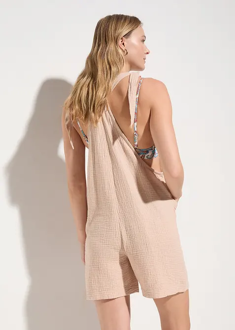 Plážový overal ze vzdušného mušelínu, bonprix