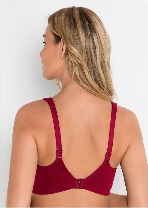 Podprsenka bez kostic (2 ks), s organickou bavlnou, bonprix