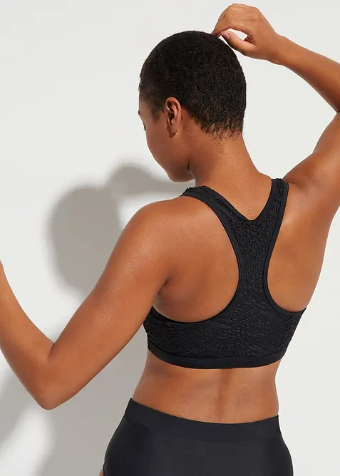 Bikinový podprsenkový top z krajky, bonprix