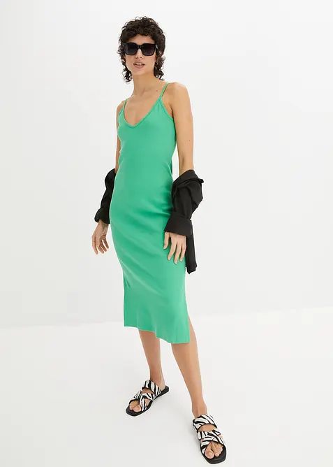 Žebrovan&eacute; &scaron;aty z elastick&eacute; bavlněn&eacute; směsi, bonprix