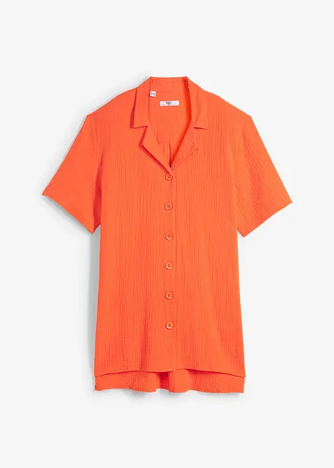 Košilová halenka z mušelínu, bonprix