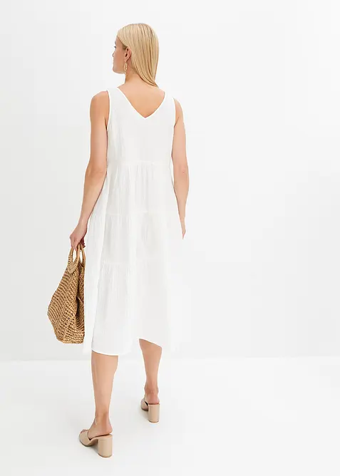 Mušelínové šaty z čisté bavlny, bonprix